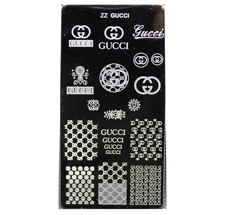 gucci nail art stamping plate.